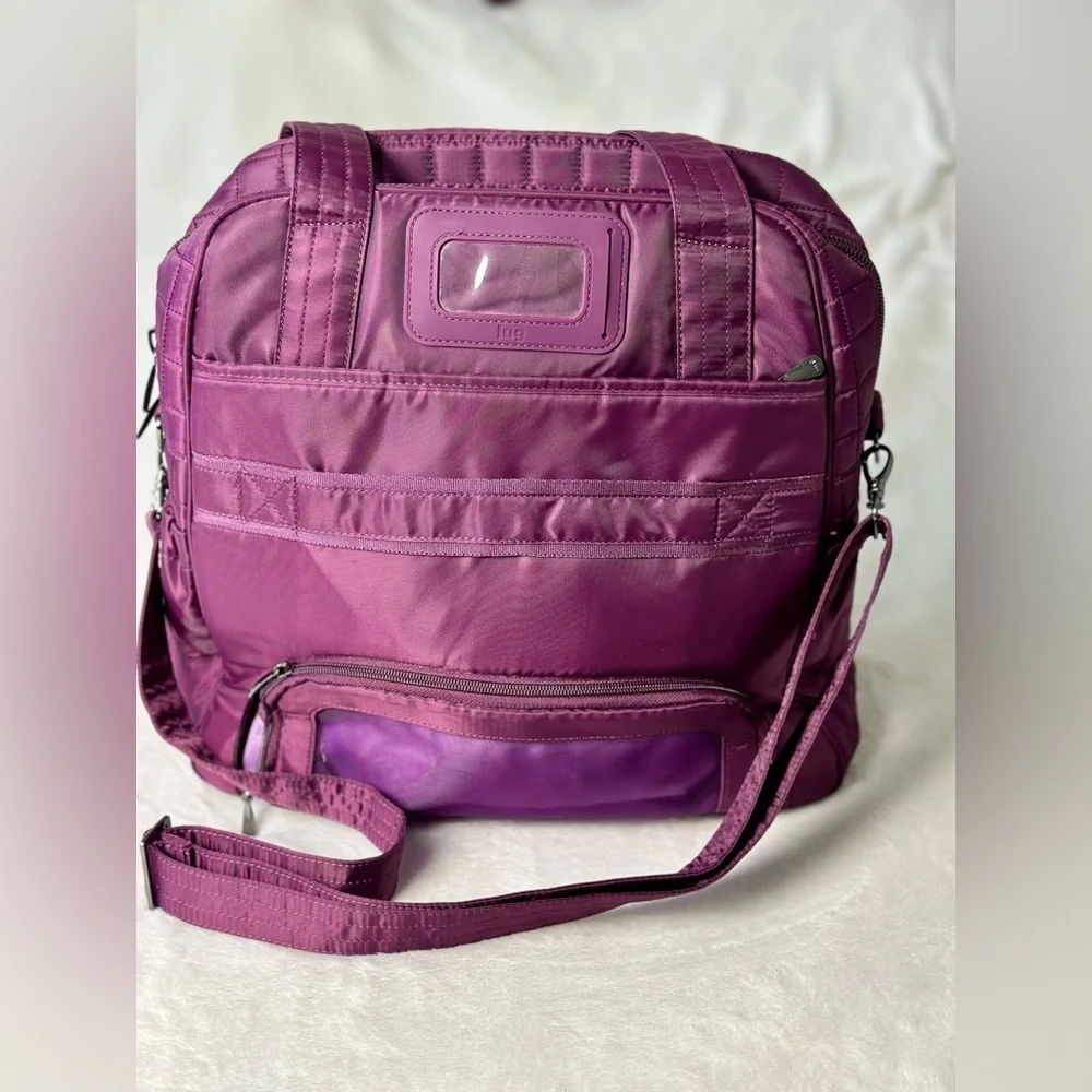 Lug Puddle Jumper Convertible Tote Bag in Purple